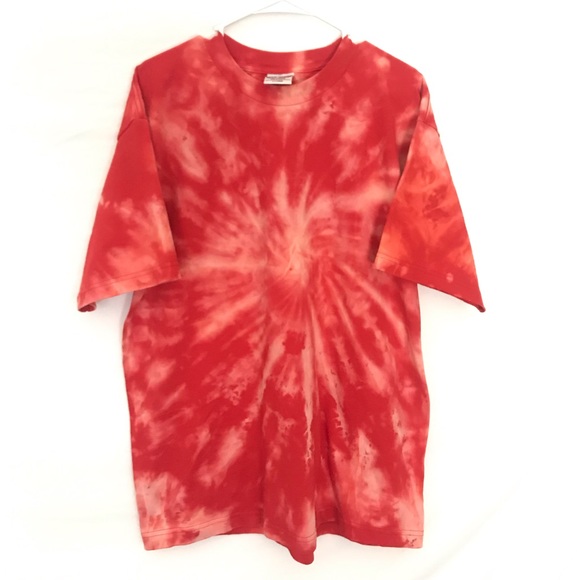Urban Outfitters Other - Custom red tie dye T-shirt